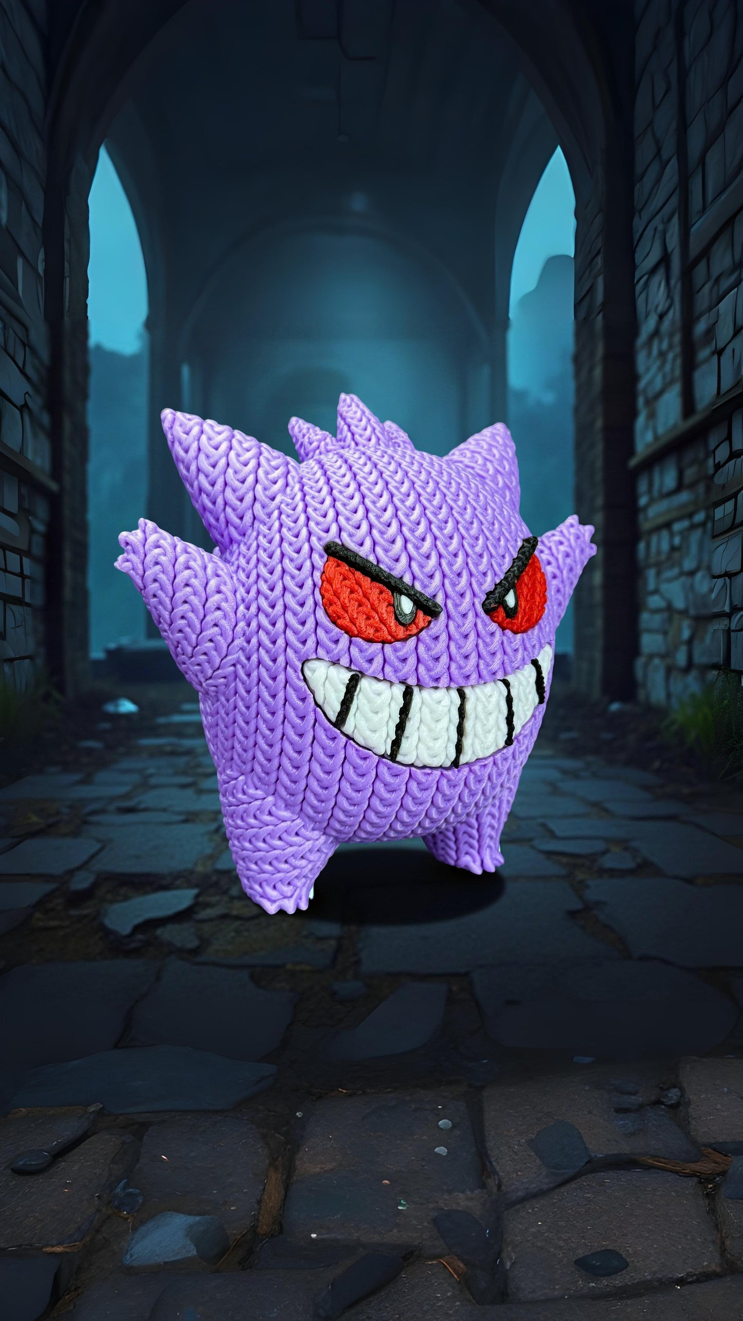 Gengar Knitted 3D