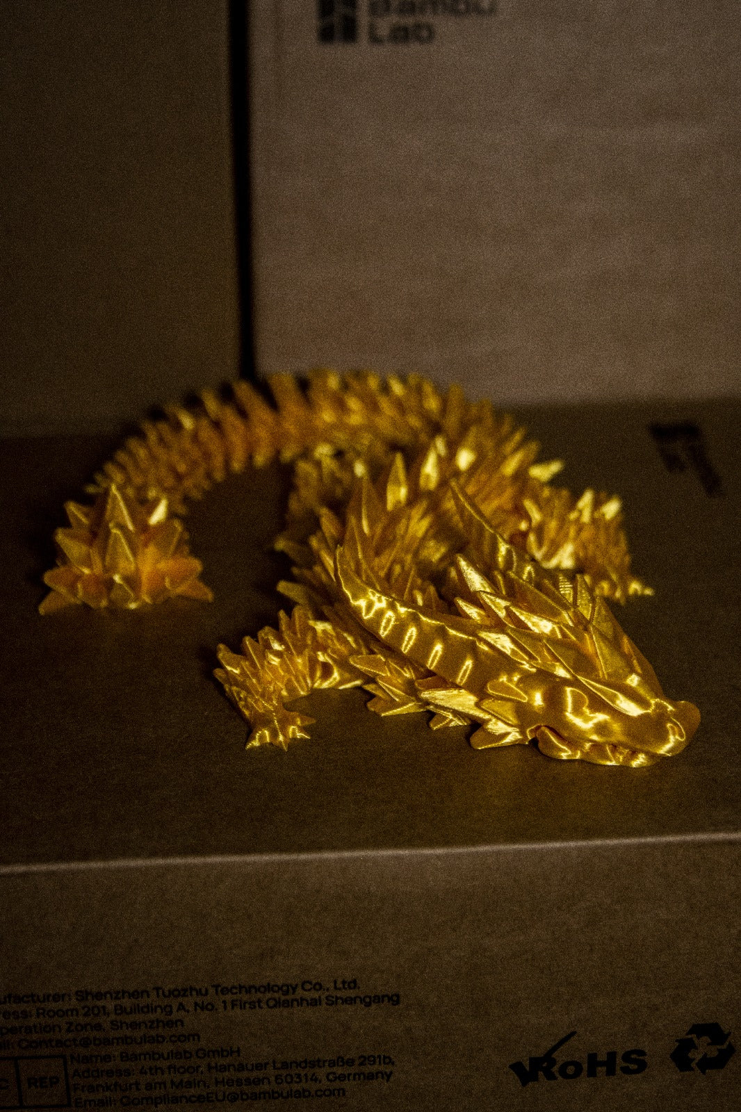 Dragão Dourado 3D