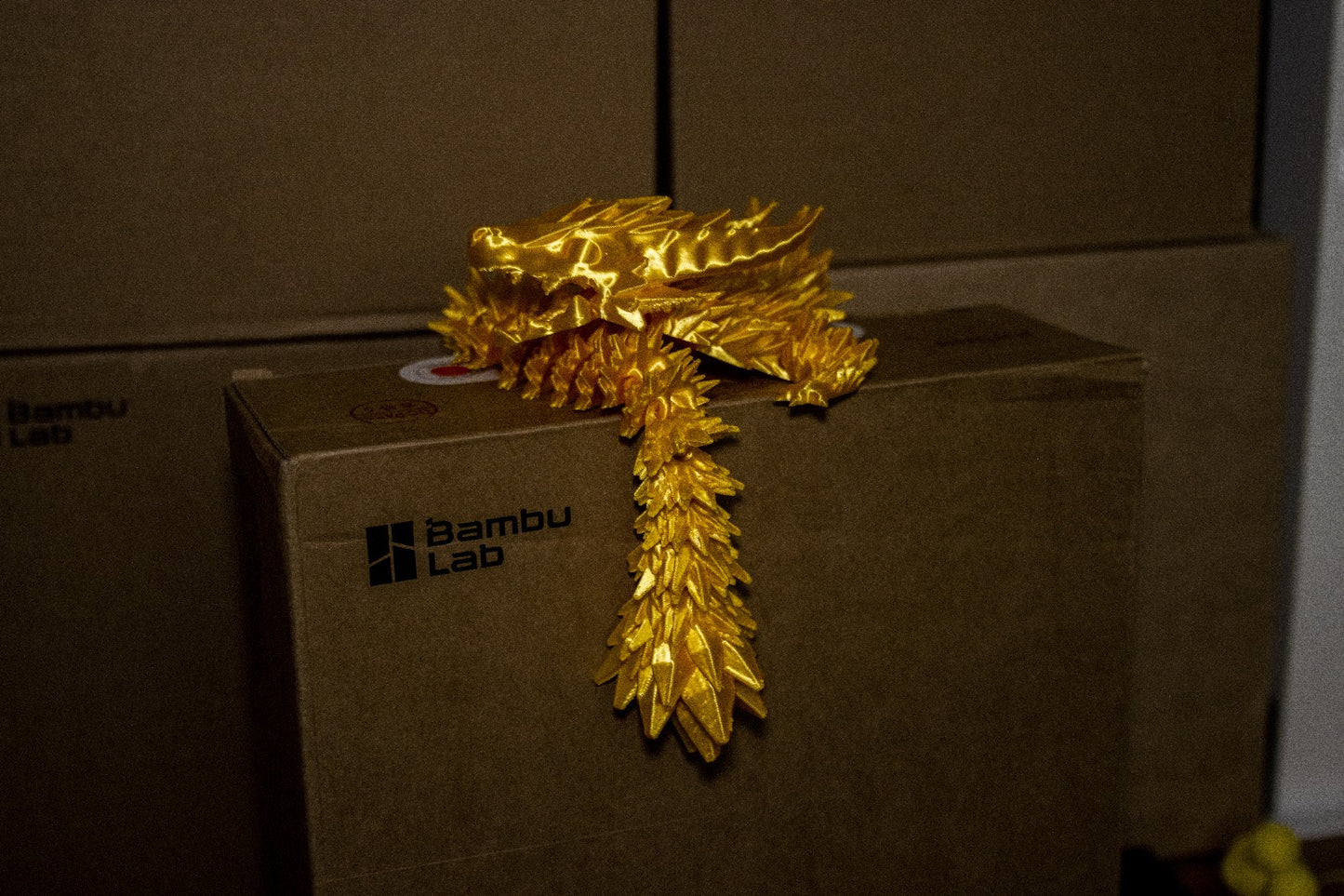 Dragão Dourado 3D