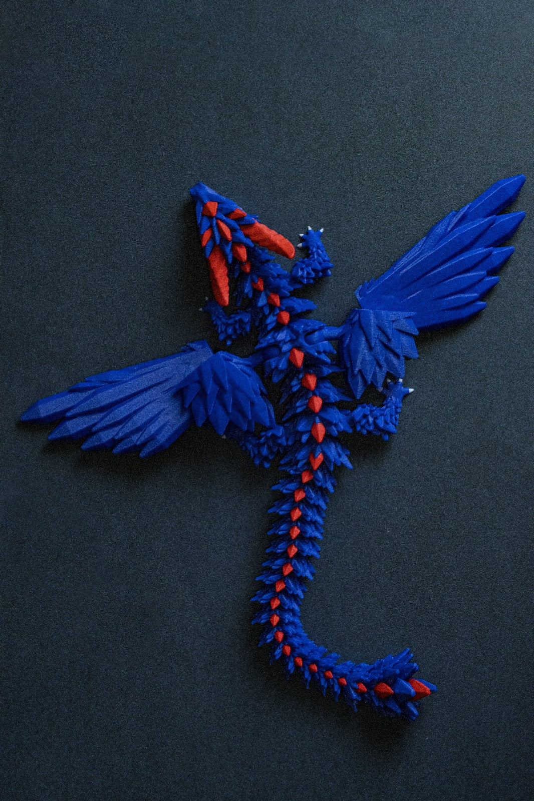 Dragão Articulado com Asas 3D