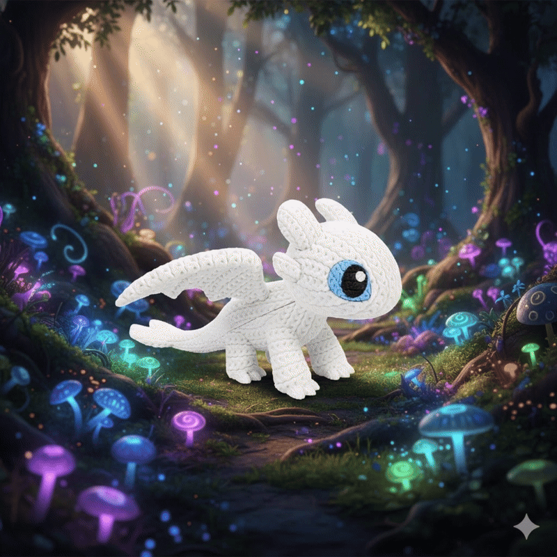 Light Fury Knitted 3D