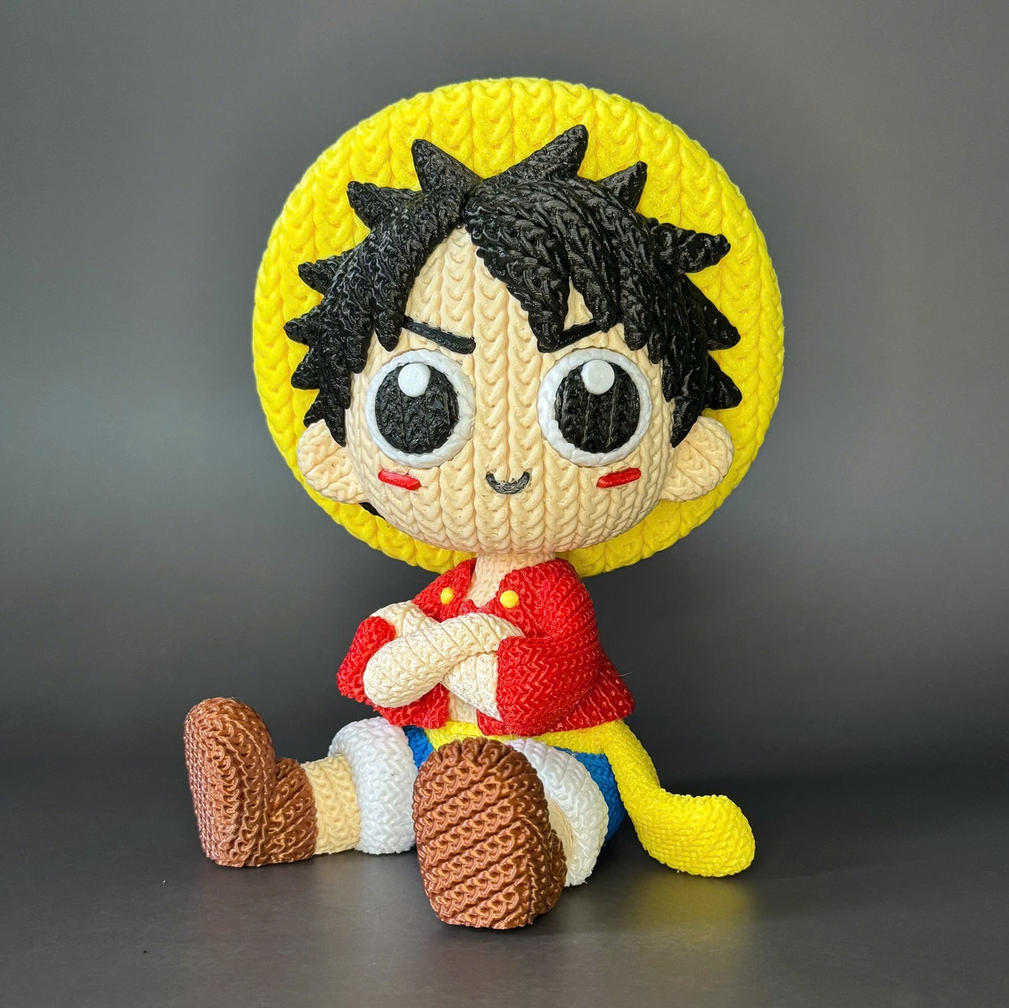 Luffy Knitted 3D