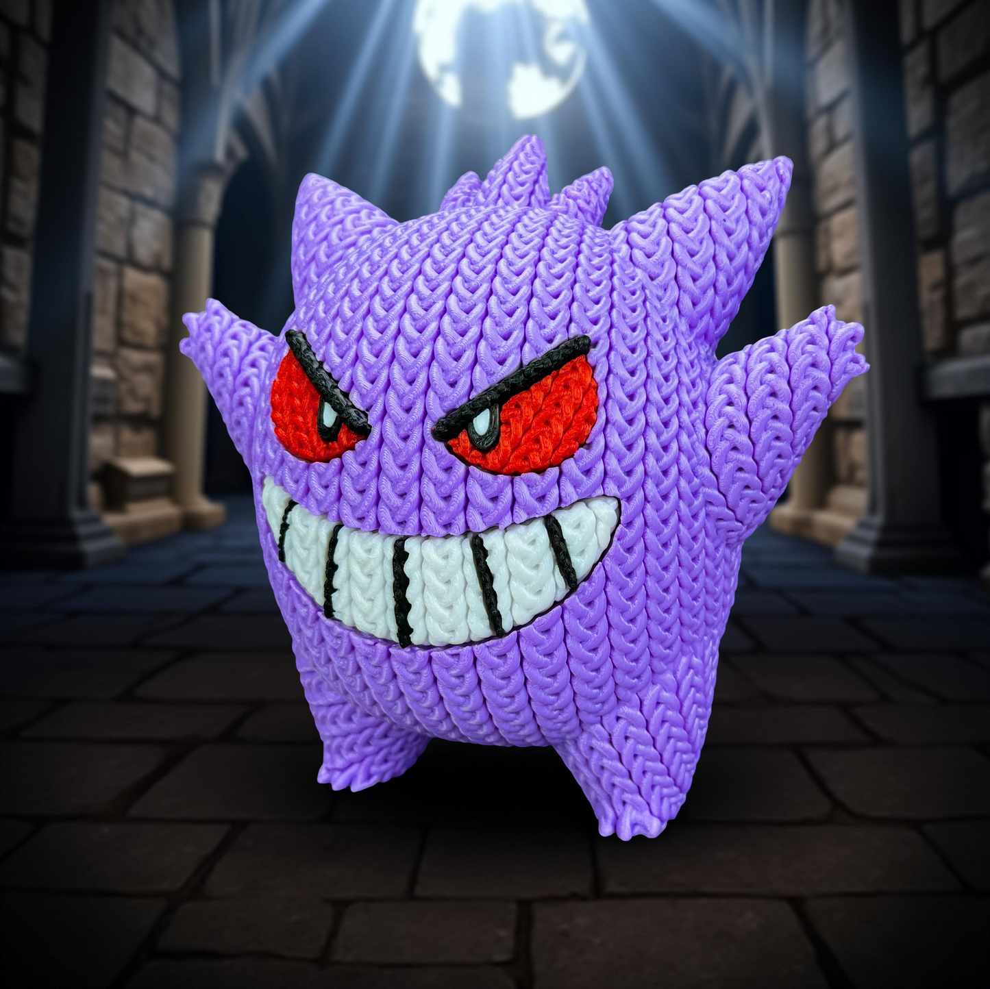 Gengar Knitted 3D
