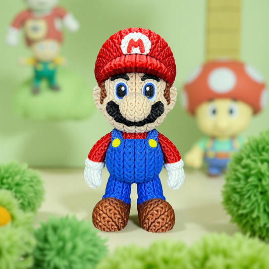 Mario Knitted 3D