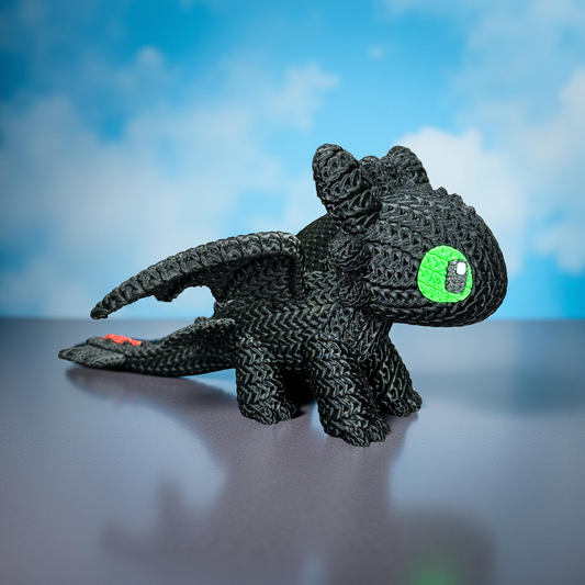 Toothless Knitted 3D